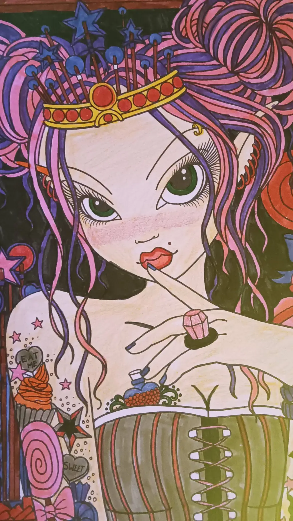 ai character: ember background