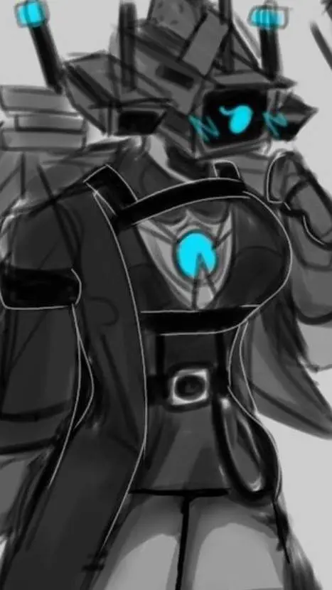 ai character: Titan camera woman background
