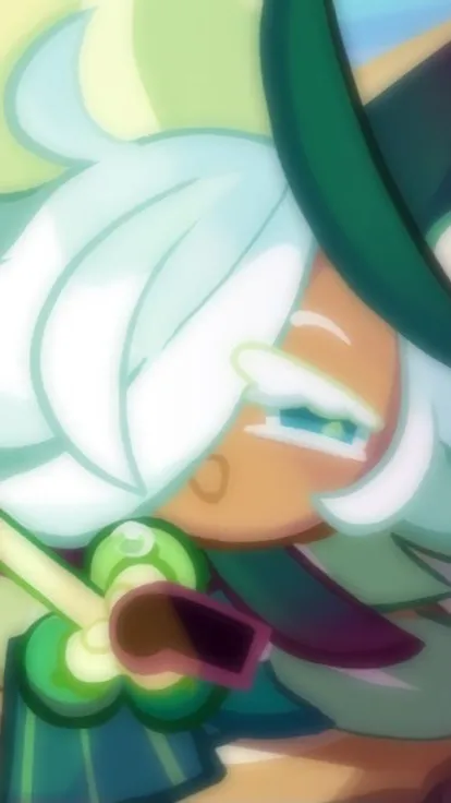 ai character: Clover cookie background