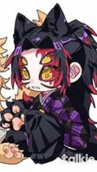 ai character: cat kokushibo  background