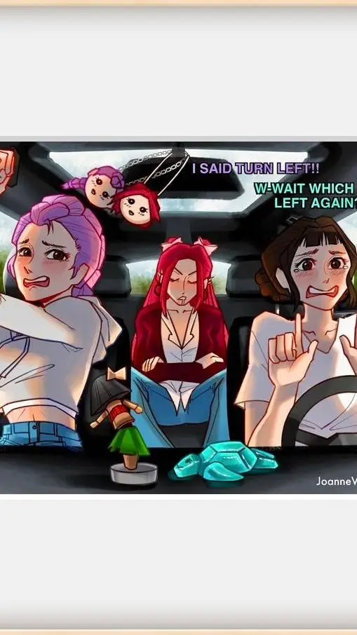 ai character: Huntrix teach background