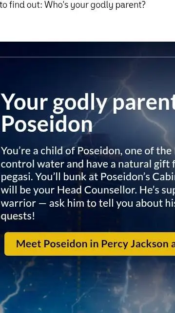 ai character: Percy Jackson  background