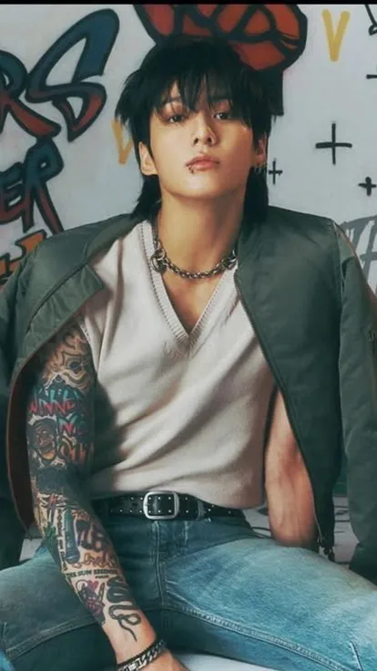 ai character: Jungkook ❤️ background