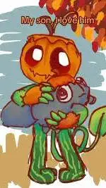 ai character: gourdy "Angst 😭" background