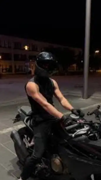 ai character: Biker background