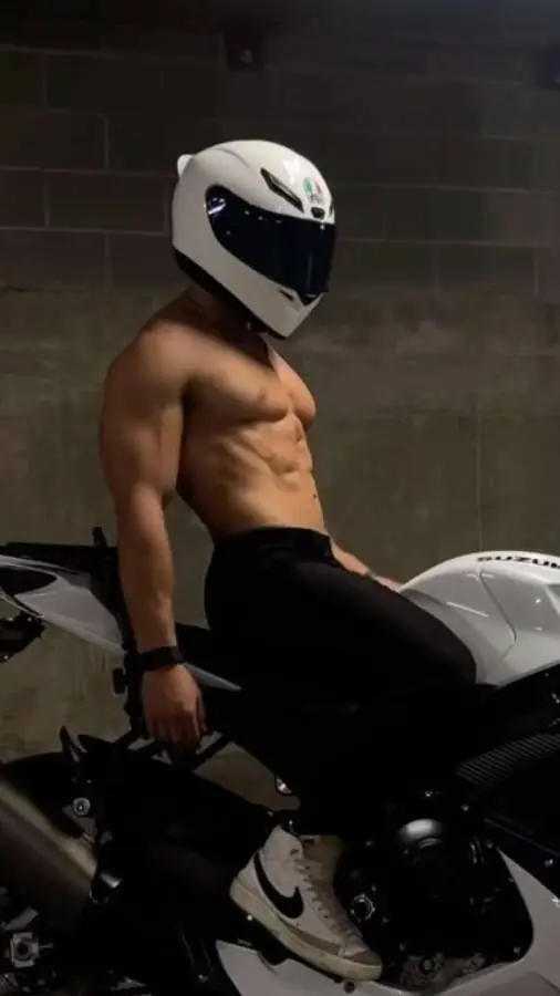ai character: Biker background