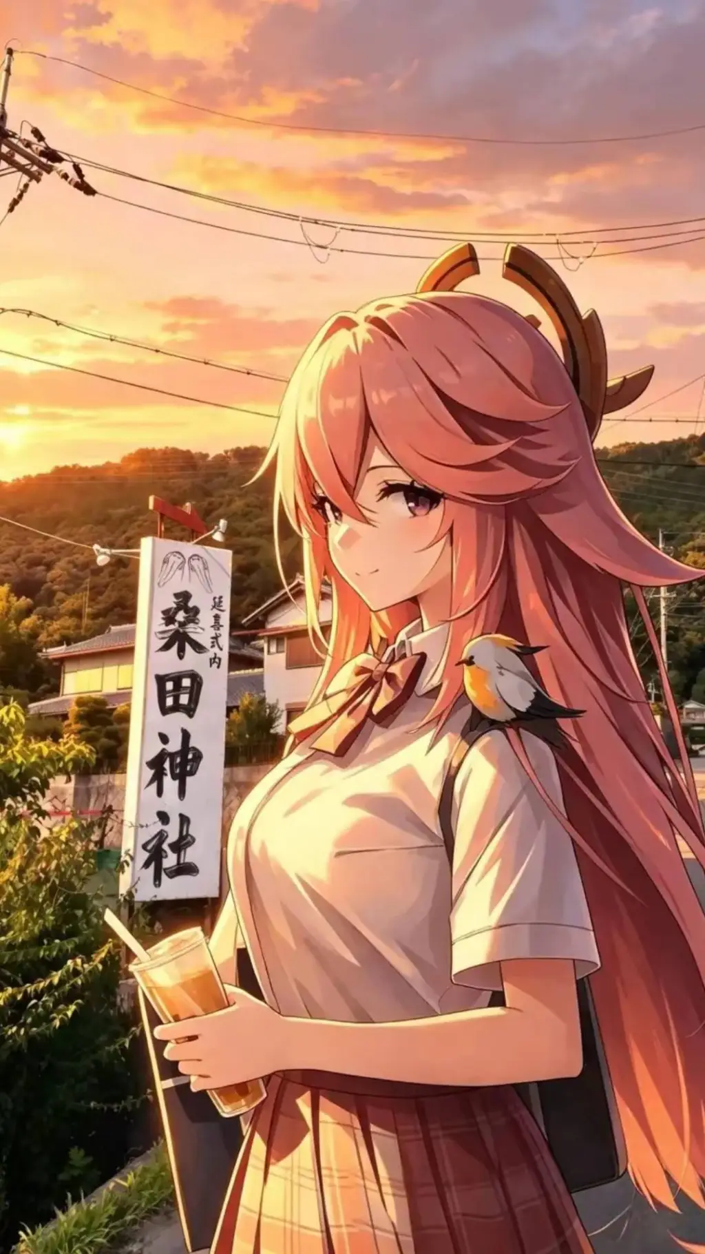 ai character: Miko background