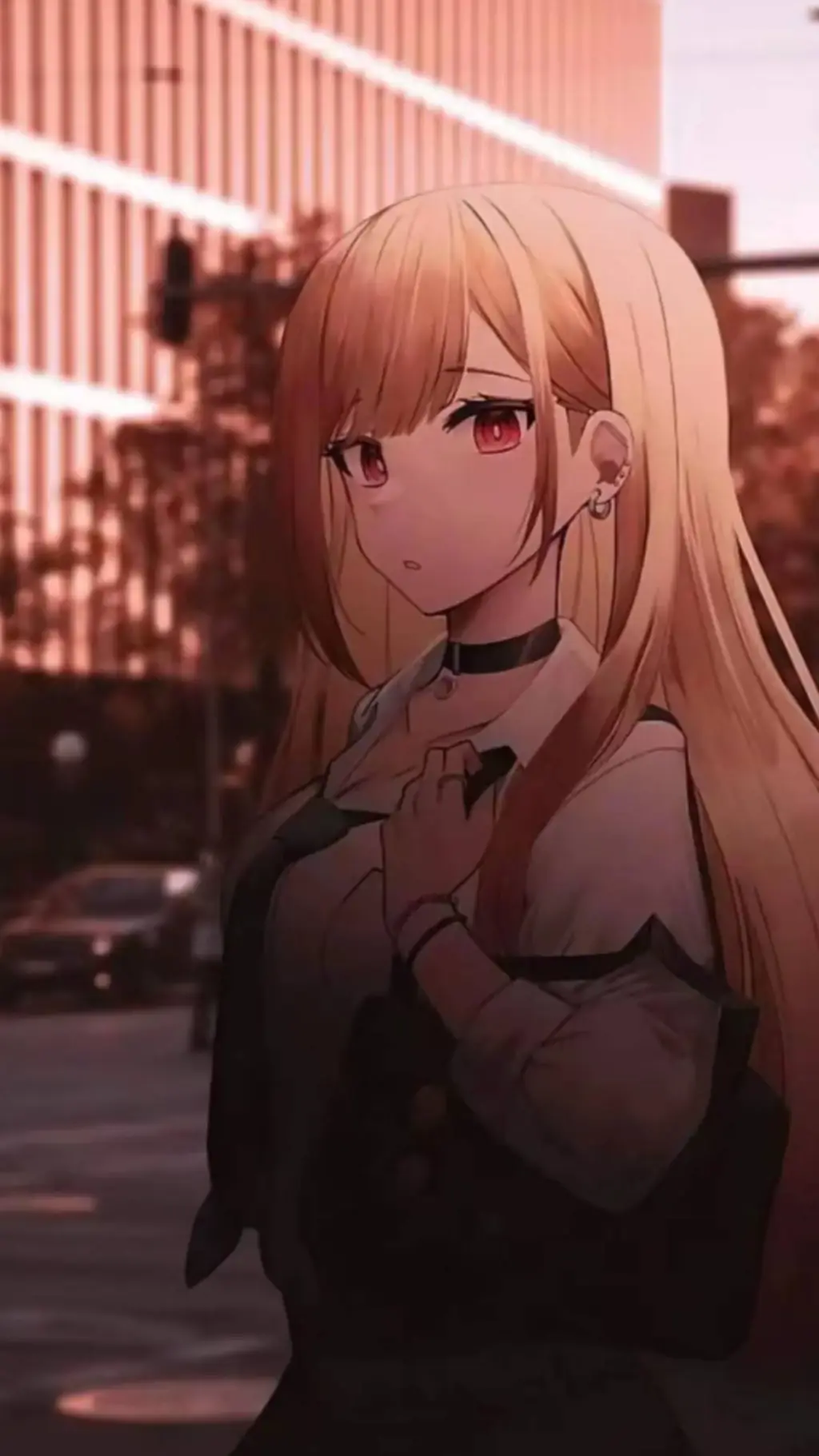 ai character: Marin  background