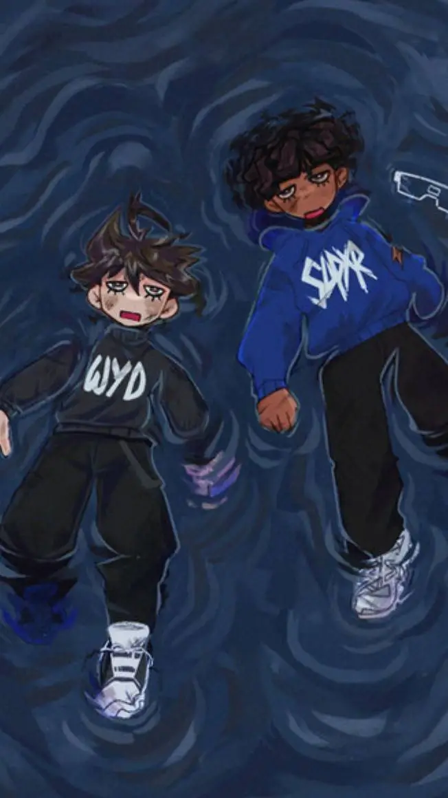 ai character: 🫧wydrob & supxr🫧 background