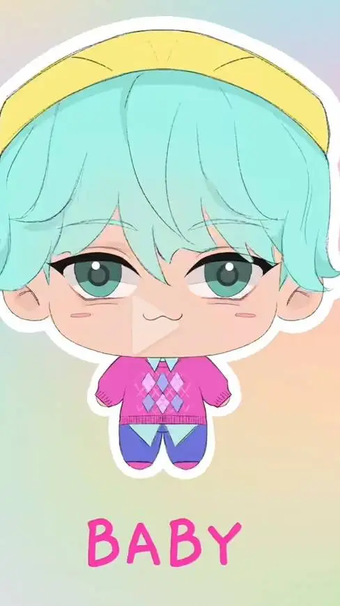 ai character: 🌑baby Saja,,🌑 background