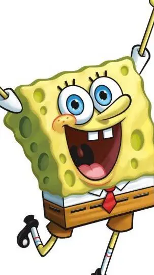 ai character: SPONGEBOB  background