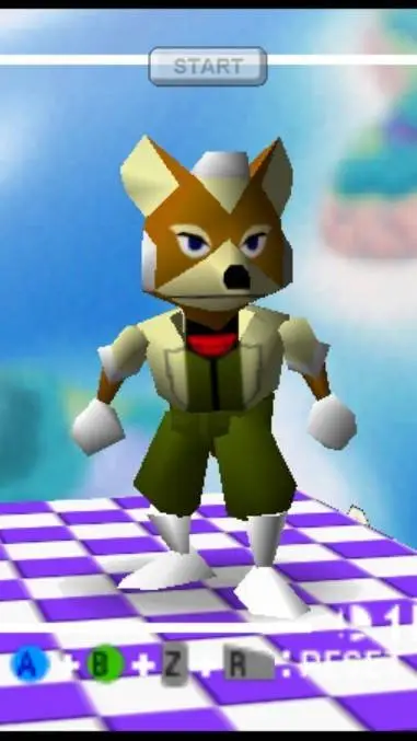 ai character: Fox MccLoud  background