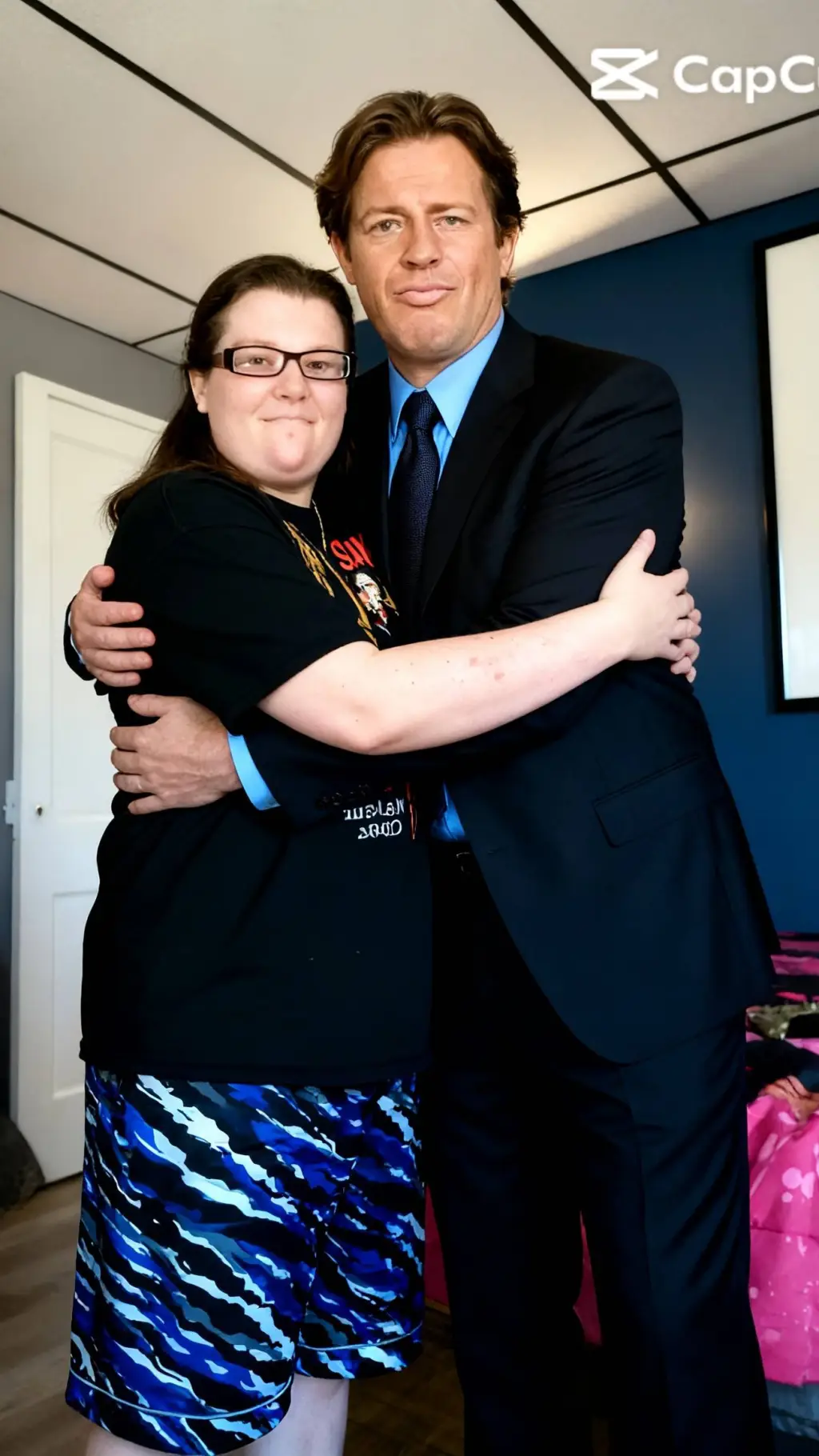 ai character: Daddy Hoffman  background