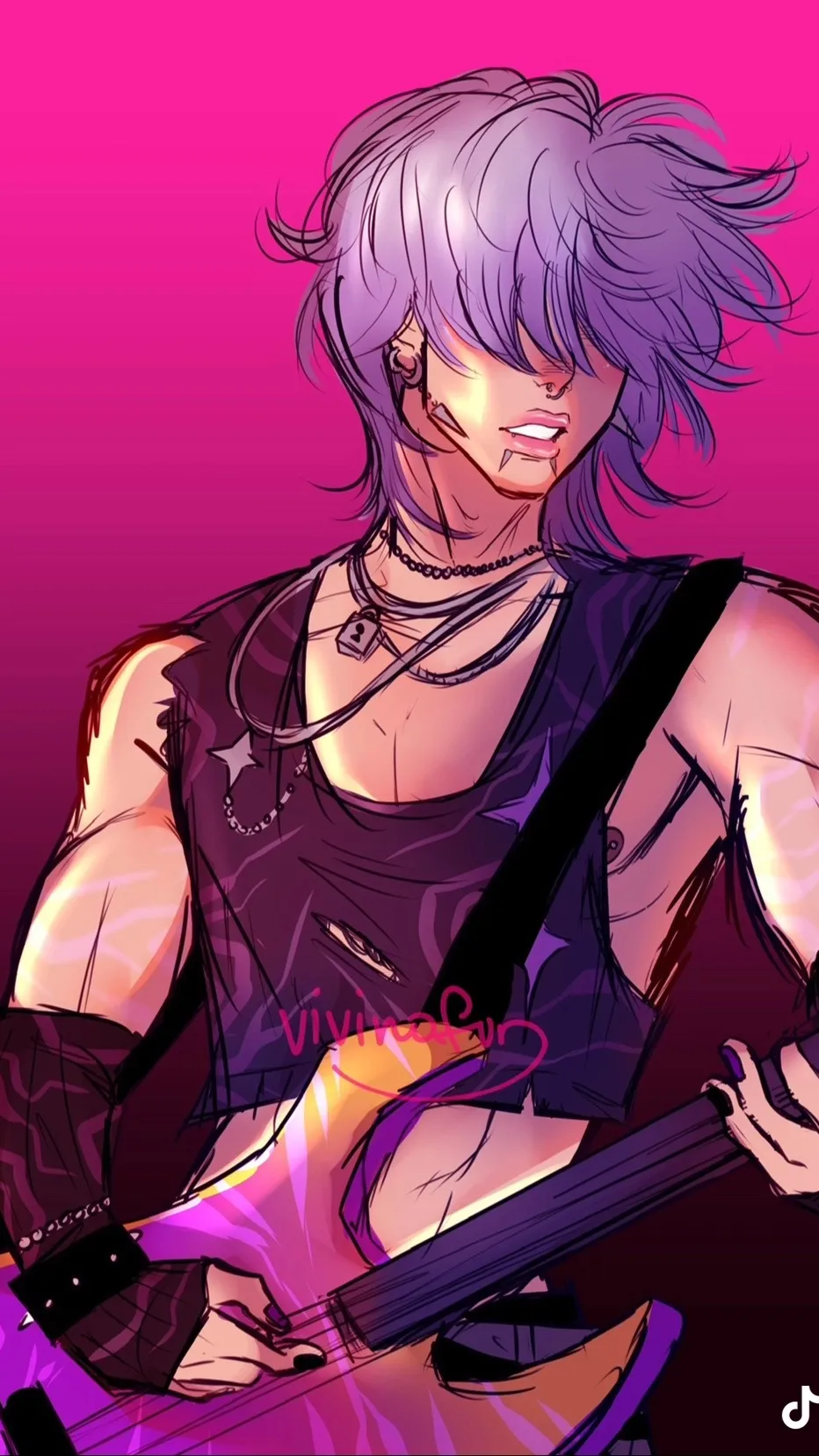 ai character: Vincent//vin💍 background
