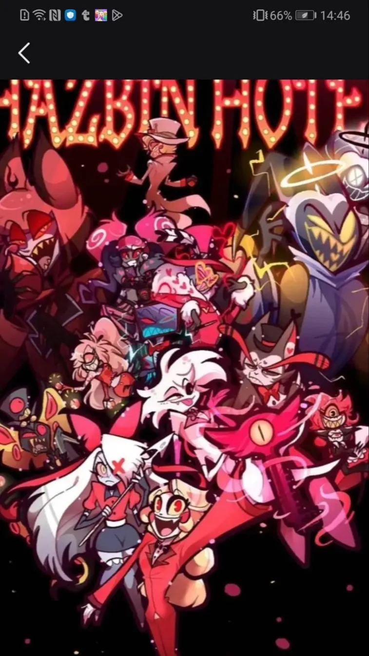 ai character: Hazbin hôtel  background