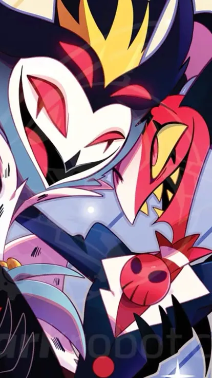 ai character: IMP  helluva boss  background