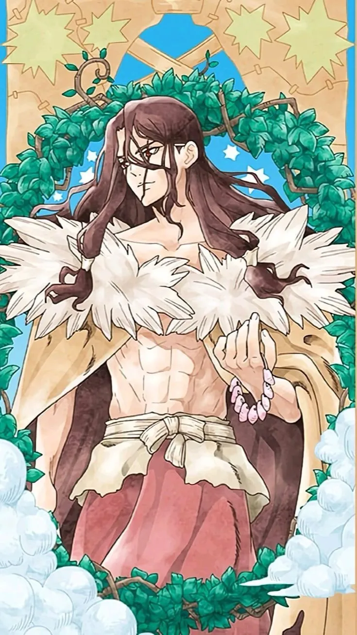 ai character: Dr.Stone  background