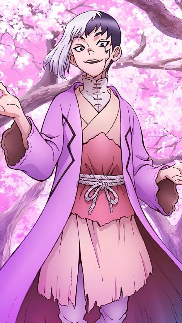 ai character: Dr.Stone  background