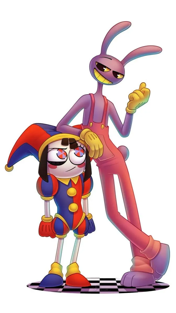 ai character: Digital Circus  background