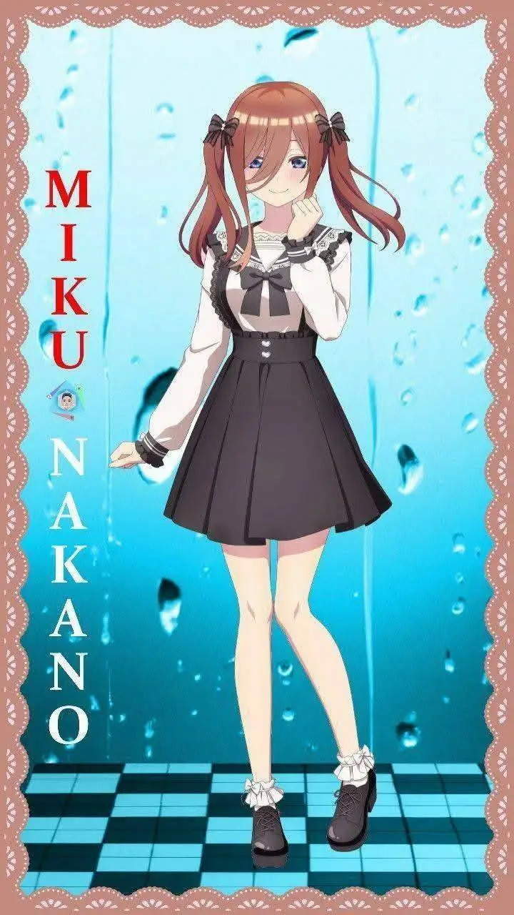 ai character: miku nakano background