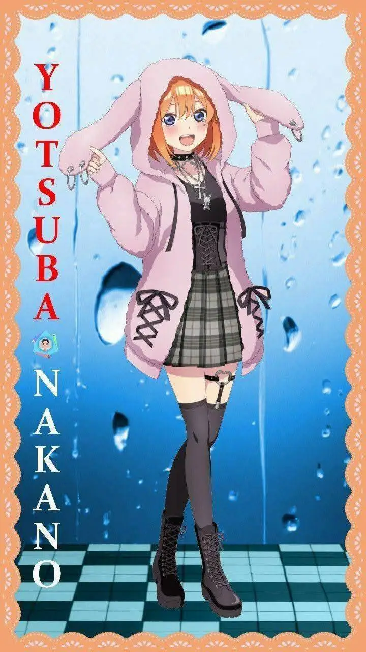 ai character: yotsuba nakano background