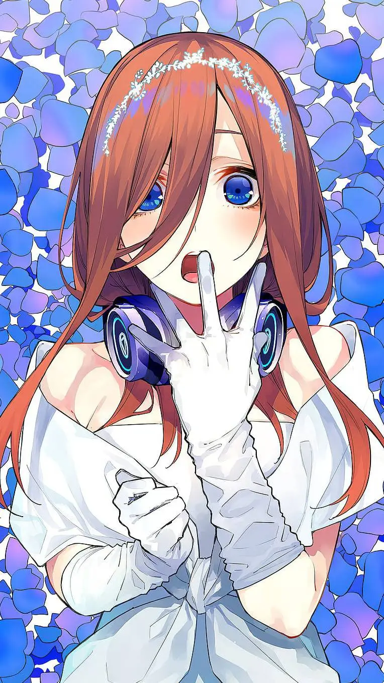 ai character: Miku Nakano background