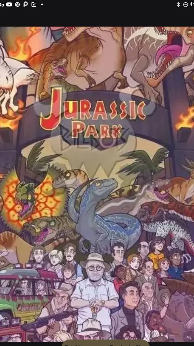 ai character: indoraptor y Blue  background