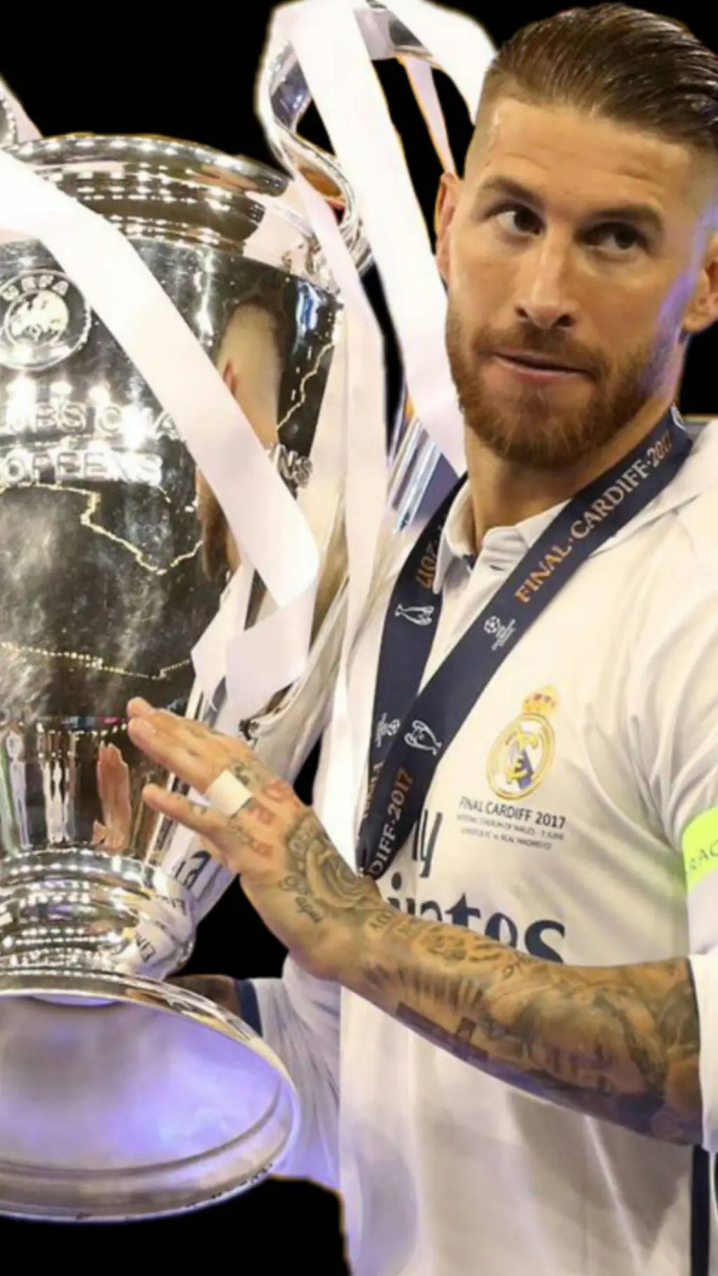 ai character: Sergio ramos  background