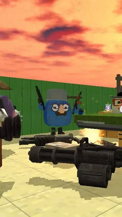 ai character: chalo house camp background