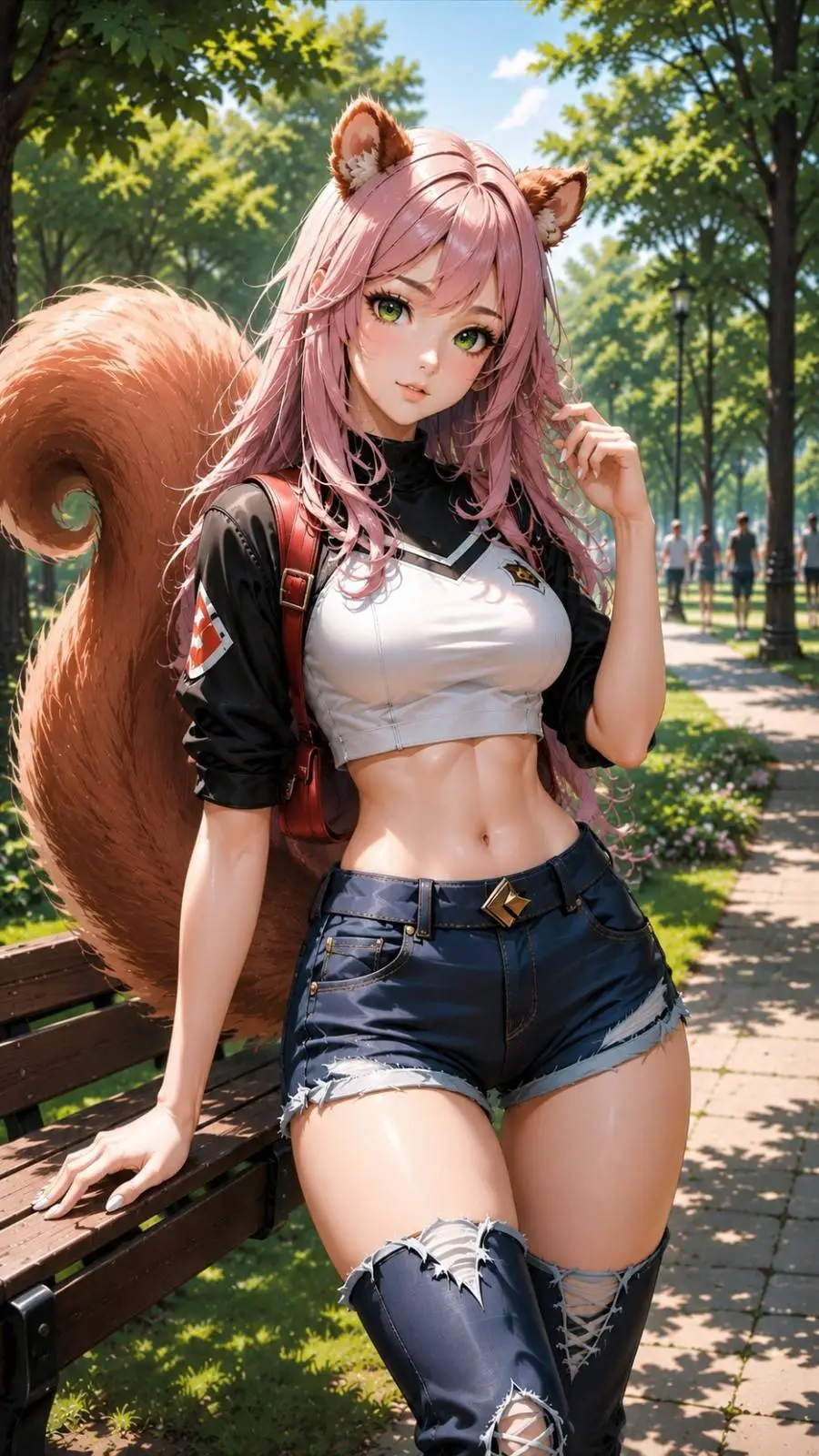 ai character: Pookie  background
