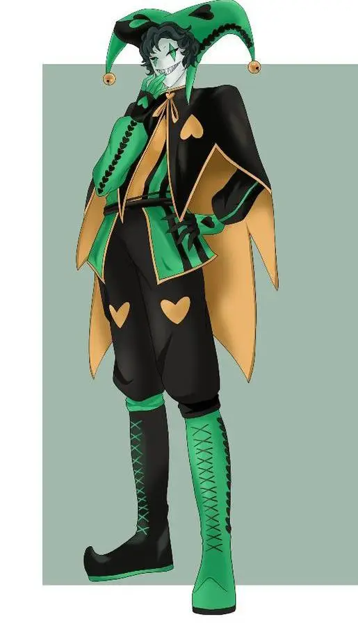 ai character: Арлекино background
