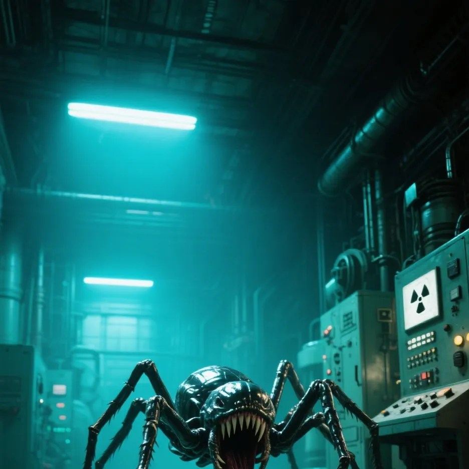 chat with ai character: Mutant spider