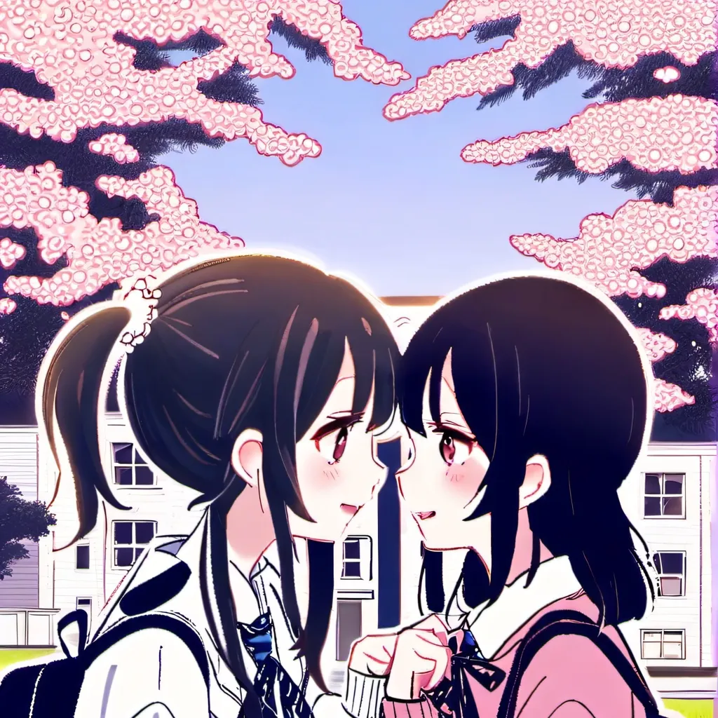 chat with ai character: Those 2 girls.