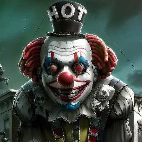 chat with ai character: Clown hotel