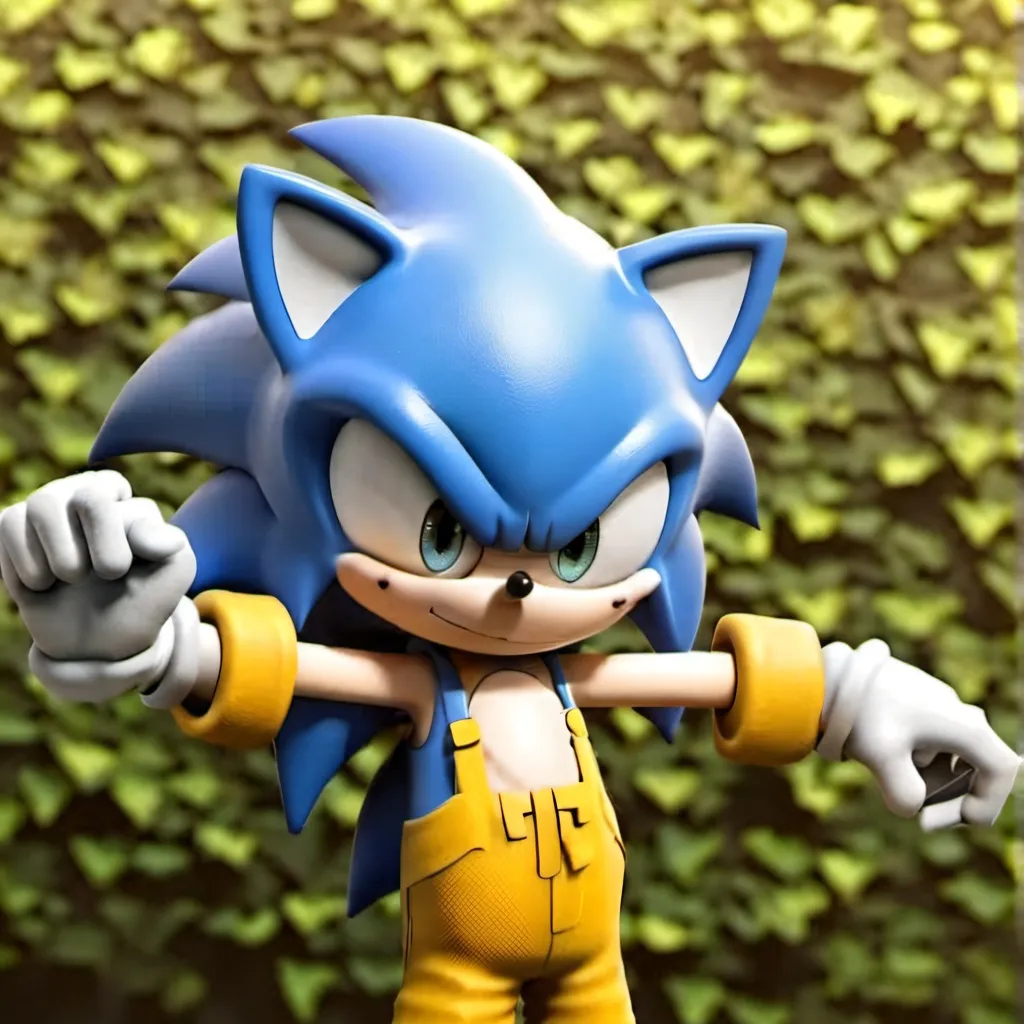 chat with ai character: kid sonic