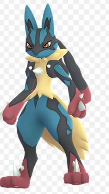 ai character: Lucario  background