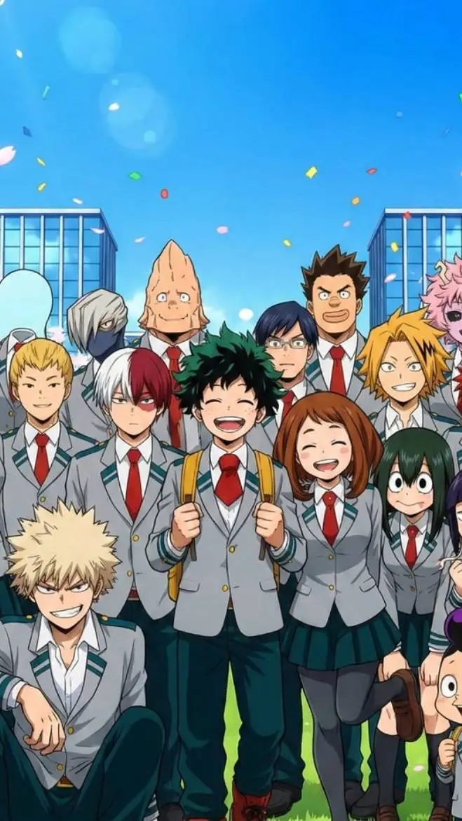 ai character: mha💥 background