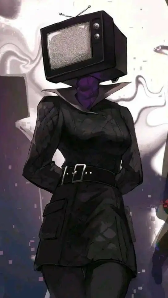 ai character: Tv woman background
