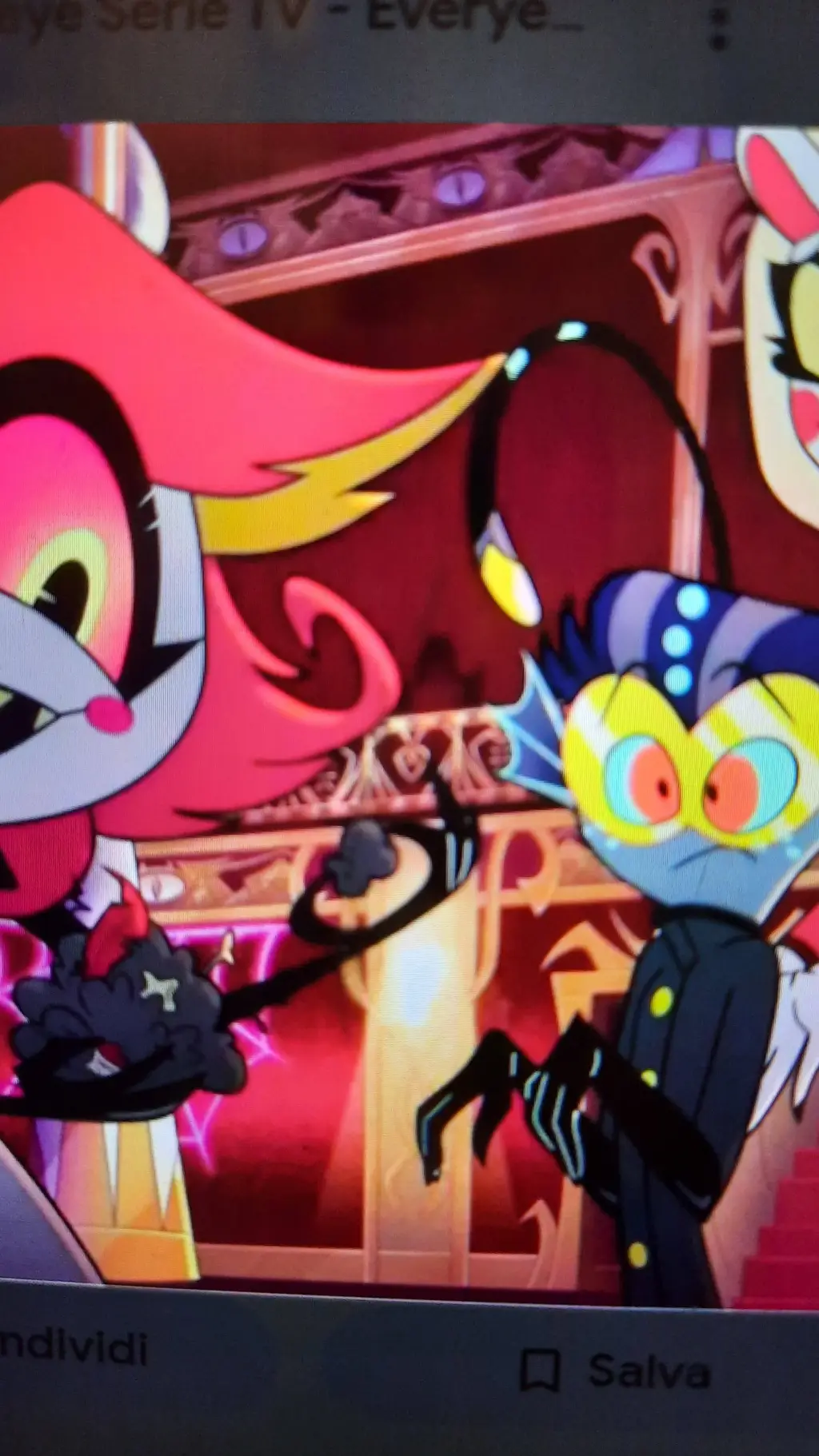 ai character: hazbin hotel.... background
