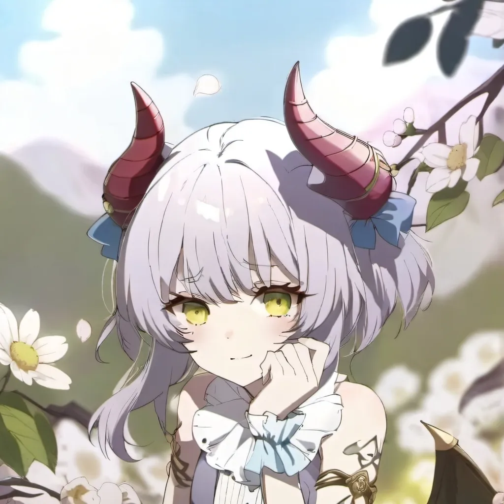 chat with ai character: sad demon girl