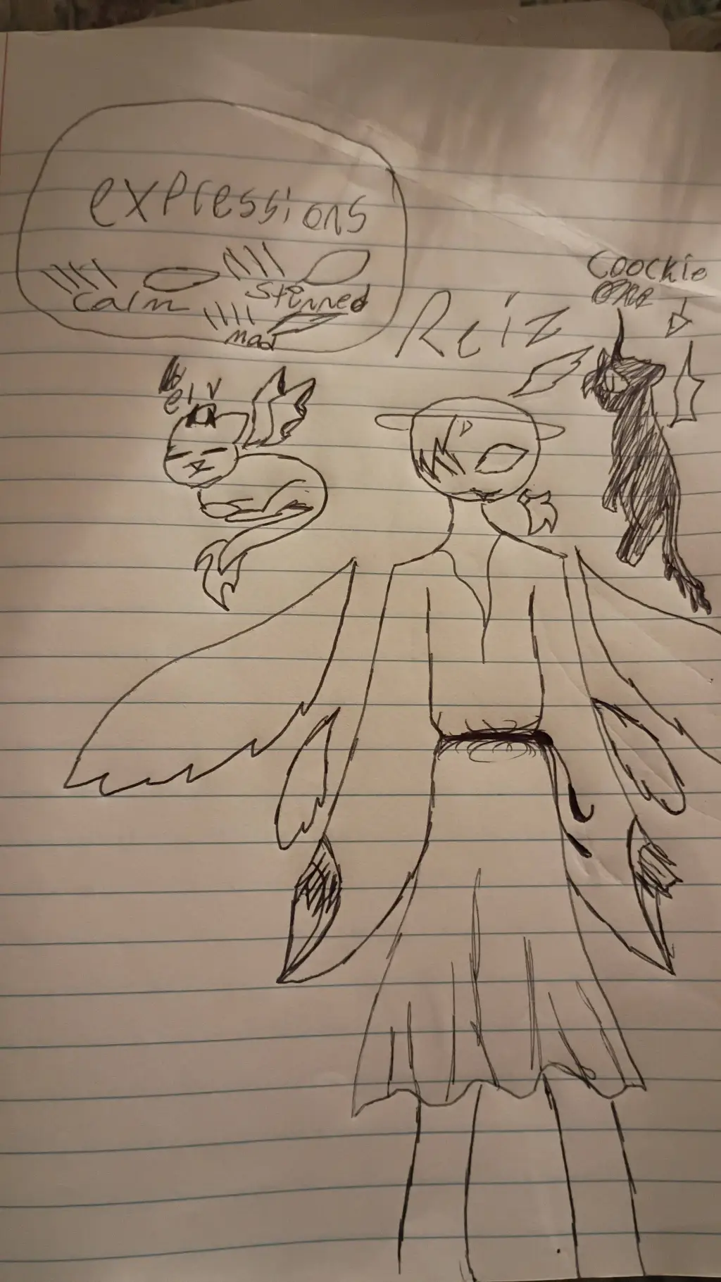 ai character: Reiz + his cats  background