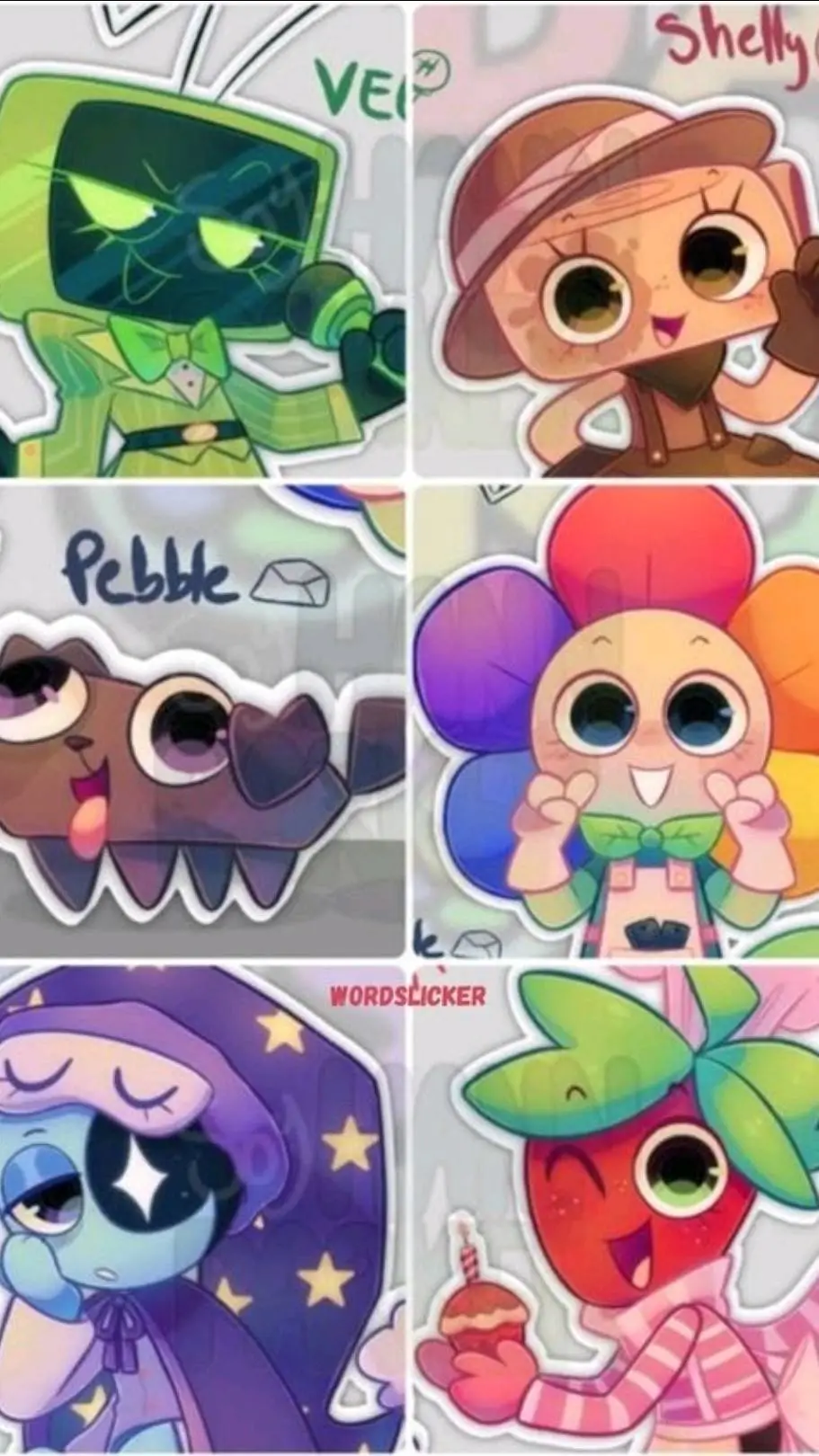 ai character: Dw ☆ミ background