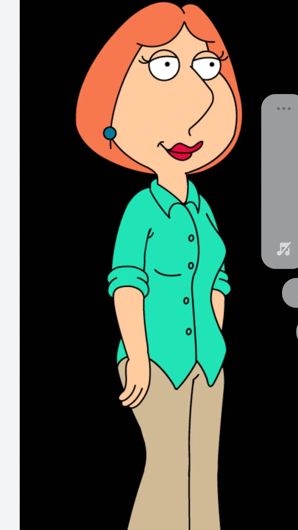 ai character: Lois  background