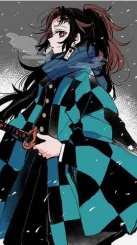ai character: tanjiro kamado🔥🌊 background