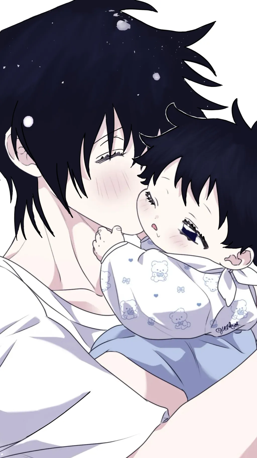 ai character: Baby megumi background