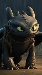 ai character: night fury background