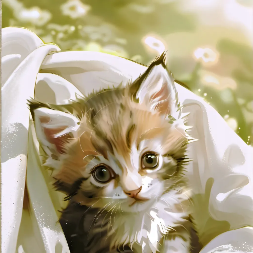 chat with ai character: tiny kitten