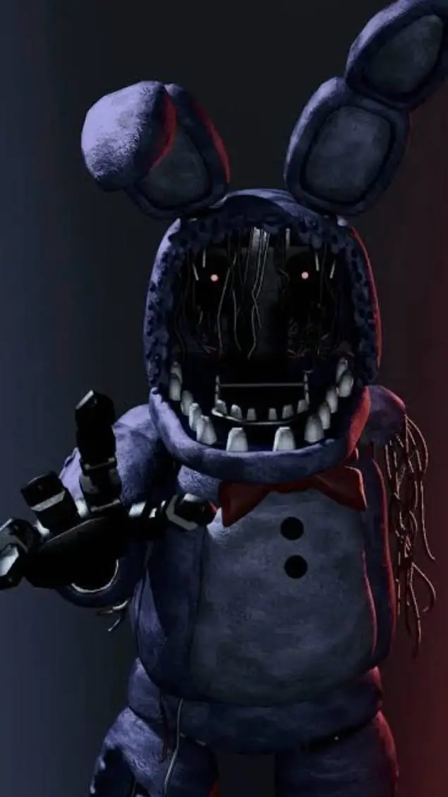 ai character: withered bonnie background