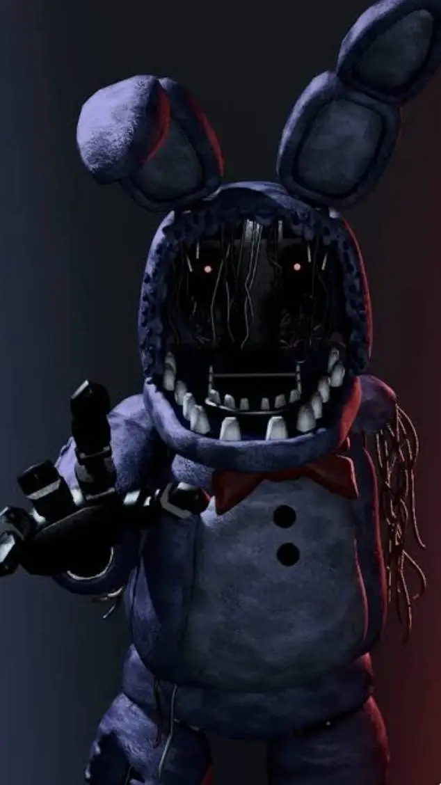 ai character: withered bonnie background