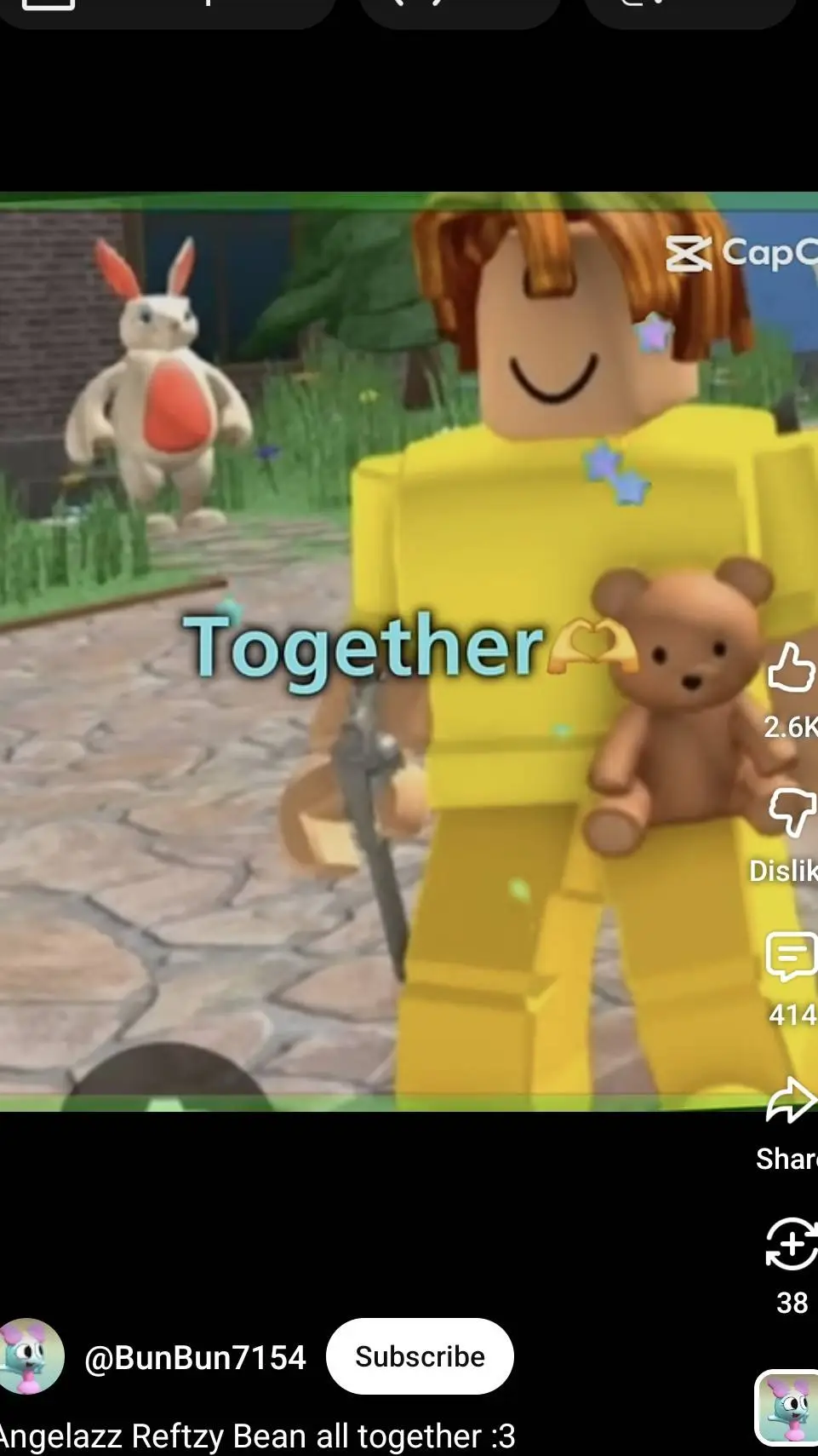 ai character: bean background